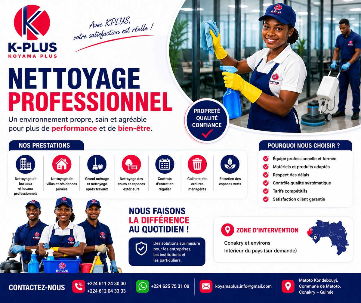 kplusguinee's tweet photo. 𝐔𝐧 𝐞𝐧𝐯𝐢𝐫𝐨𝐧𝐧𝐞𝐦𝐞𝐧𝐭 𝐩𝐫𝐨𝐩𝐫𝐞, 𝐬𝐚𝐢𝐧 𝐞𝐭 𝐚𝐠𝐫𝐞́𝐚𝐛𝐥𝐞 𝐩𝐨𝐮𝐫 𝐩𝐥𝐮𝐬 𝐝𝐞 𝐩𝐞𝐫𝐟𝐨𝐫𝐦𝐚𝐧𝐜𝐞 𝐞𝐭 𝐝𝐞 𝐛𝐢𝐞𝐧-𝐞̂𝐭𝐫𝐞
📷 𝐂𝐨𝐧𝐭𝐚𝐜𝐭𝐞𝐳-𝐧𝐨𝐮𝐬:
📷 +𝟐𝟐𝟒 𝟔𝟏𝟏 𝟐𝟒 𝟑𝟎 𝟑𝟎
📷 𝐖𝐡𝐚𝐭𝐬𝐀𝐩𝐩 : +𝟐𝟐𝟒 625 75 31 09 https://t.co/6Gh762AU8a