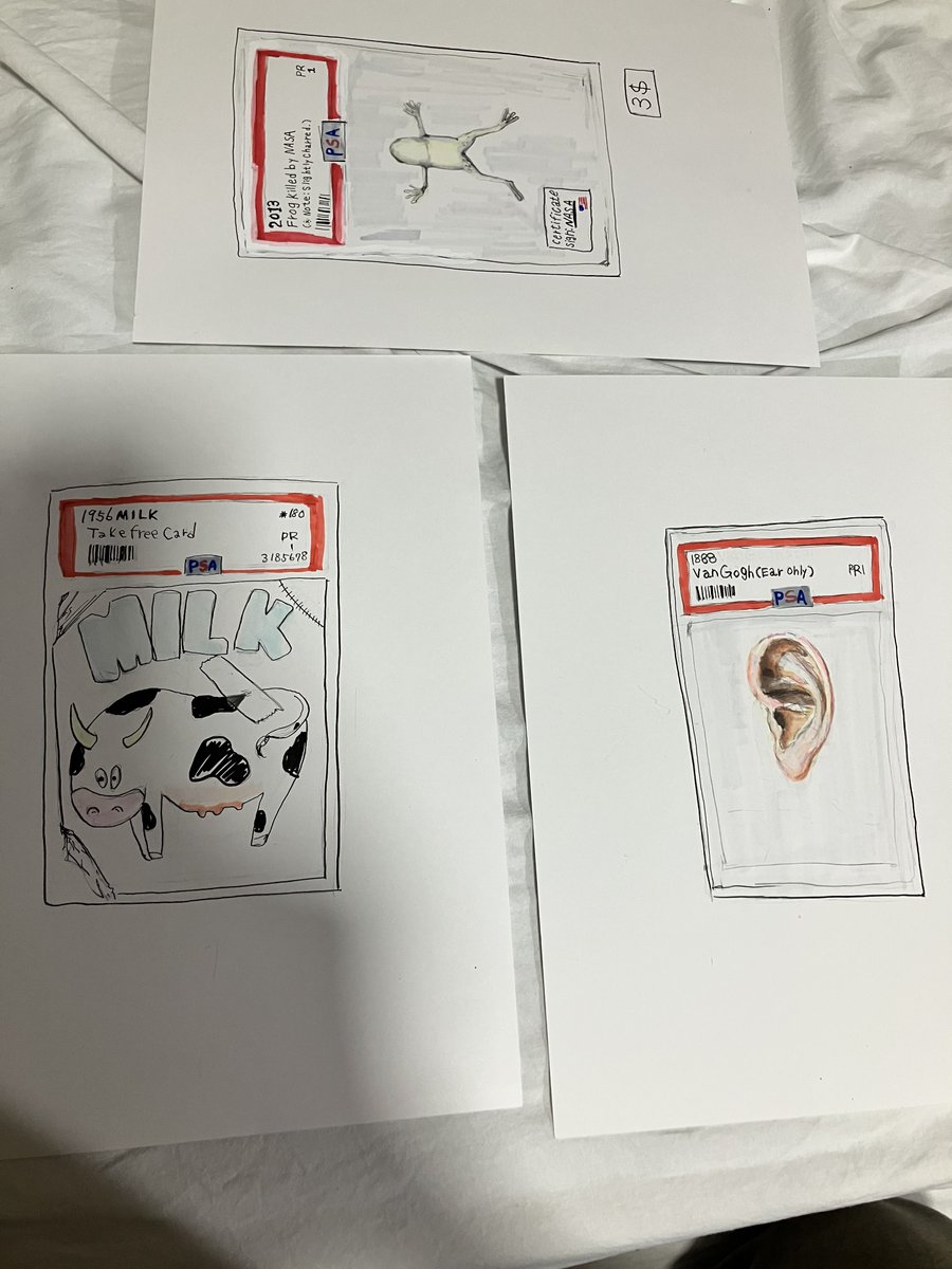MARY_FOOL_STAR's tweet photo. すいまへん明日の21時丁度にこの一週間で描いた絵を売ります。DM順にて受けつけてます。
よろしくお願いします。前回と前々回もほぼ売り切れなので欲しいやつあればお早めにDMください🐄 https://t.co/KphIUmRkrX