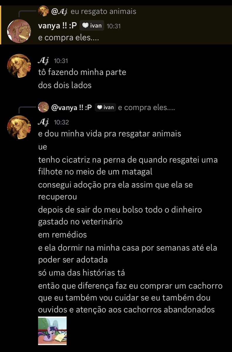 akisuleimaan's tweet photo. disse que tenho uma shitzu e uma bernese que foram compradas mas que também resgato animais e adoto vários a menina tentou me lacrar aí eu jantei ela https://t.co/qda1jgt5h6