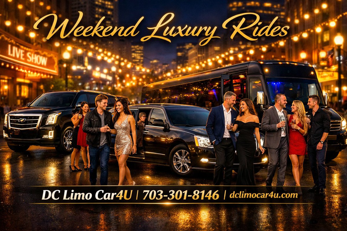 DclimoC's tweet photo. Black Car Service | Airport Transfers | Party Bus Rentals π 703-301-8146 π https://t.co/RFQvXMPi68 | https://t.co/TZvsC9pd63
#DCLimoCar4U #LuxuryTravel #DMVEvents #WeekendVibes #PartyBus #CorporateTravel #AirportTransfer #RideInStyle #VirginiaLimo #WashingtonDC https://t.co/SdNfklerAQ