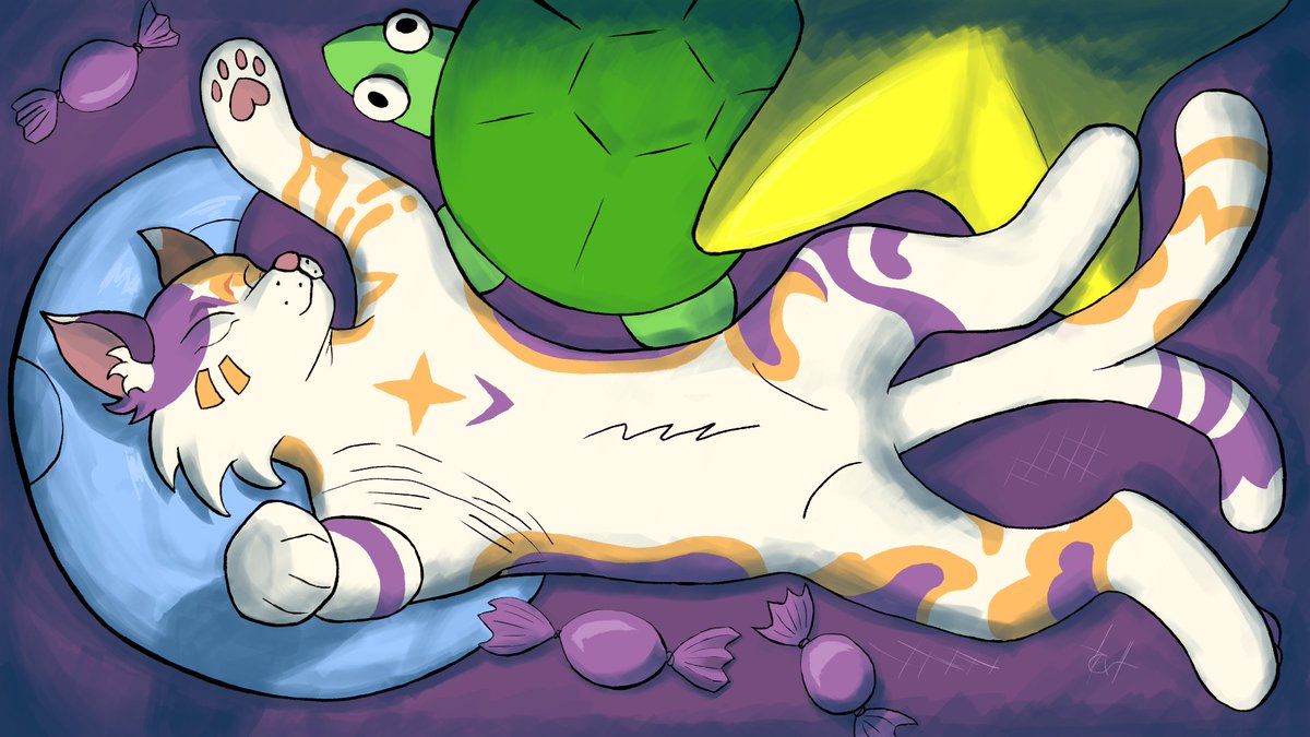 magowrath's tweet photo. Made a wee thing for #artfight, first time really doing digital art and trying to polish it. https://t.co/ODhffEyV00