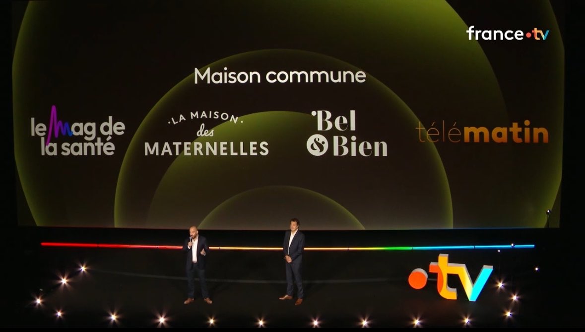 NMalaboeuf's tweet photo. Un nouveau plateau commun accueillera les émissions #LeMagDeLaSanté #LaMaisonDesMaternelles #BelEtBien et #Télématin sur #France2 ! https://t.co/MlKk58Fin8