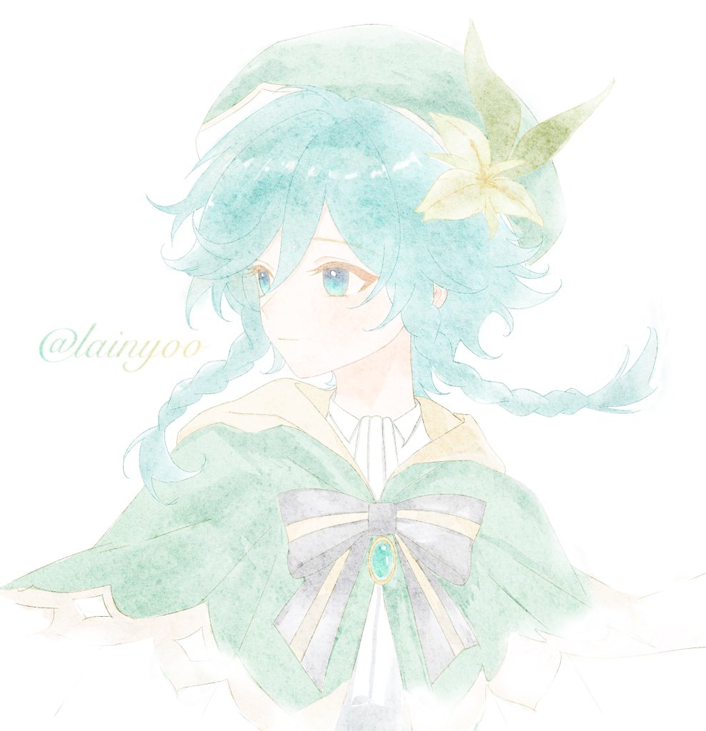 lainloo's tweet photo. 上色🎨#GenshinImpact #Venti #venti https://t.co/VYTMaJ2rJi