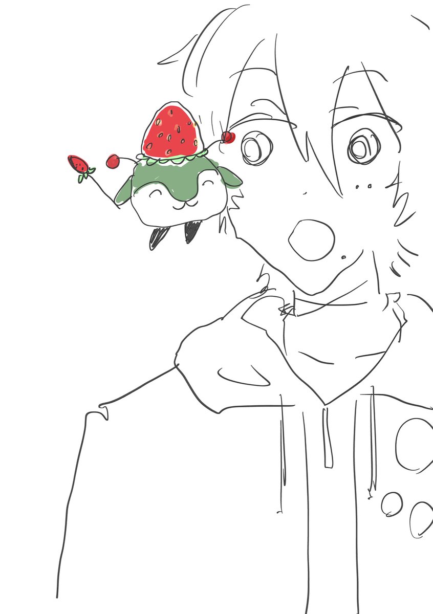 aouiwm's tweet photo. いちごの妖精！？ https://t.co/mmF6gq8tyX