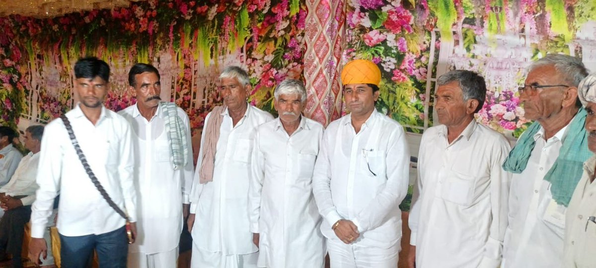 prdhangovindram's tweet photo. आज 8 जुलाई 2026 को लूणकरणसर विधानसभा क्षेत्र के गांव खिलेरीया हंसराज पुत्र मोडाराम जी खिलेरी के घर पर सामाजिक कार्य में लूणकरणसर पंचायत समिति के पूर्व प्रधान गोविंद राम गोदारा उपस्थित हुए https://t.co/S83pY4hX33