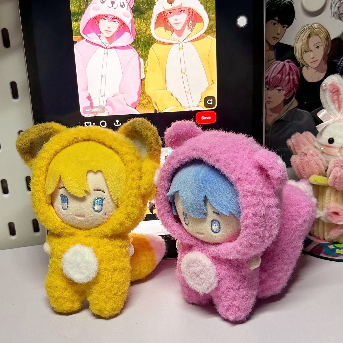 atkhmstfa's tweet photo. done for ppeunline!! 💜💗 i really love making their fluffy tails 🤏🏻

(video of their tails below 😆) https://t.co/n9ZyfKQiyN