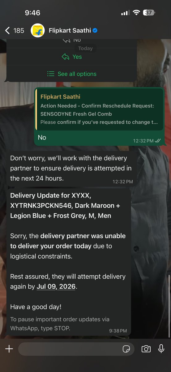 Vikash_deep_'s tweet photo. @Flipkart Flipkart service is very wrost service i am facing always delay problem. Please resolve my problem and solve as soon as possible. and they are asking you are at home then also delivery boy are not come at my home. I am busy of problems by the Flipkart. https://t.co/0OJ8s7BY0z
