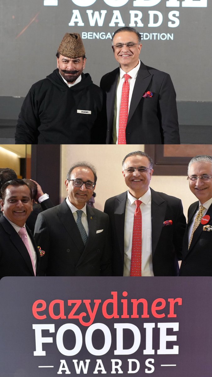 eazydiner's tweet photo. A memorable evening with Kapil Chopra, Jas Arora, Digvijay Singh, Reuben Kataria, and Gaurav Sinha. https://t.co/GpaRHdyiFM