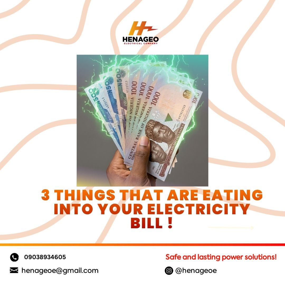 henageoe's tweet photo. Are you always wondering why your meter sings every now and then? Well, this could be why! 

FOLLOW HENAGEO FOR MORE INFORMATION LIKE THIS!
#explore #electricitybills #electrictytips #NEPA #LEDC https://t.co/EgmTqS4enN
