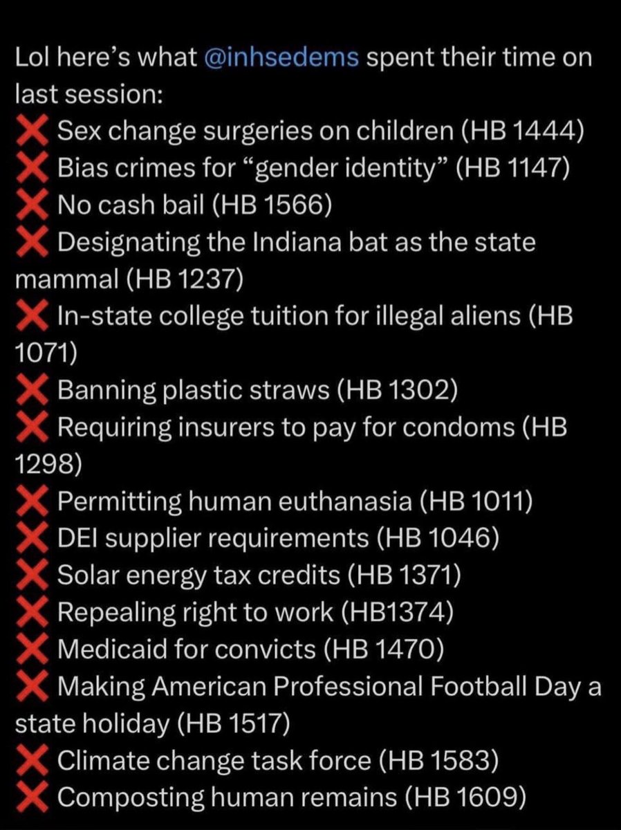 Avg_Grandpa's tweet photo. @INDems @GovBraun This is why you will never turn the state blue because these are the idiotic ideas that you post against our values https://t.co/IluqVkU2pX