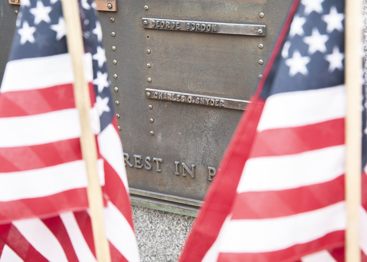 PAHouseGOP's tweet photo. "All gave some, some gave all."

With gratitude in his heart, House Republican Leader Jesse Topper honored the life and service of PFC Charles O. Snyder by dedicating a bridge in his name. https://t.co/7LxSQJYjD8