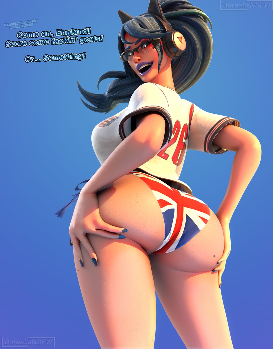BorealisNSFW's tweet photo. Being Italian + Greek won't stop Hope from showing off her patriotic bum! #FortniteNSFW #FortniteR34 https://t.co/h5qthPBgSq