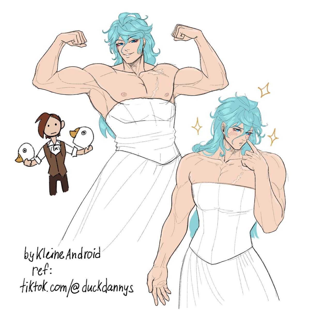 KleineAndroid01's tweet photo. This goose in a wedding dress has been showing up in my TikTok feed for the past six months
#TheGreatestEstateDeveloper #JavierAsrahan https://t.co/riYdKRQbjL