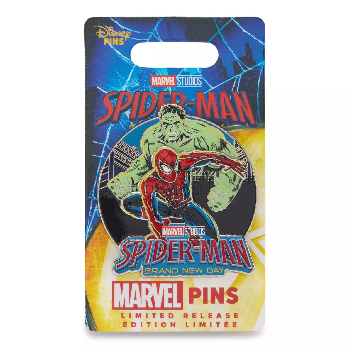 SpiderMan_Newz's tweet photo. Here’s a look at some Spider-Man Brand New Day pins

First one is a San Diego Comic con exclusive 

Second one sold here 
(https://t.co/5vfH8Kg1VI)

The other 2 are cinema exclusives https://t.co/SQvMOm6iSs