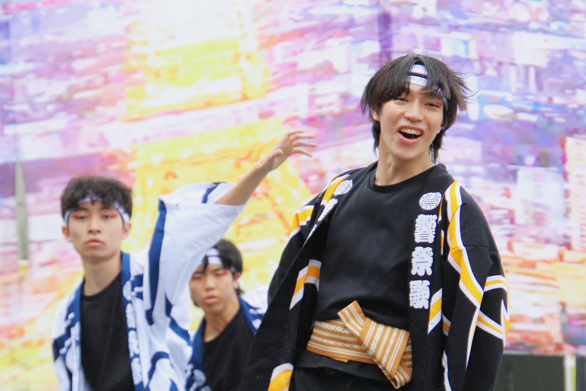 a8n080t's tweet photo. 響祭歌/きょうさいか@kyosaikayosakoi さん
#雷都よさこいフェスティバル
#響祭歌 https://t.co/yDklLsFEAD