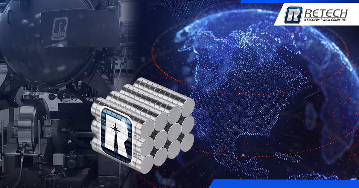 EEngineeringMag's tweet photo. #Retech, a #SECOWARWICK Group company, is set to deliver strip casting systems to support expanded rare earth magnet manufacturing within the United States.
https://t.co/FZxkFV06m6 https://t.co/RPDDEXqsdn