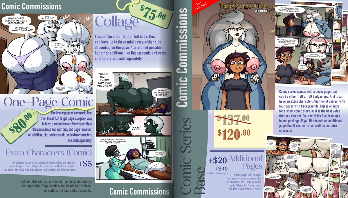 xXMax1musXx's tweet photo. Finally, almost a year with no update, I finally done it. Updated the comms sheet, more of a booklet. I think everything is in order, but now the OC sales are added, along with something new there too.
Like and RTs are helpful as always. https://t.co/Z2k6sMj8bh