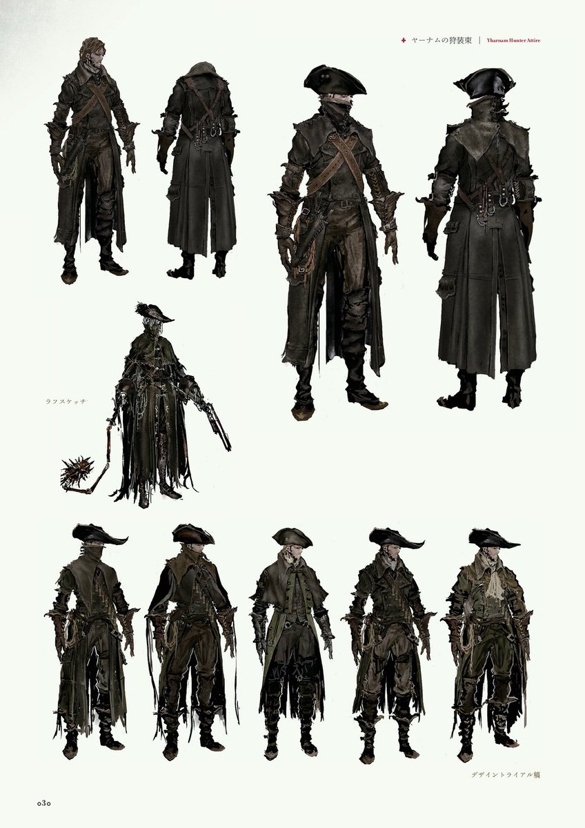 fromsoftsouls's tweet photo. Yharnam Hunter Attire - Bloodborne https://t.co/GHvbIk0q7e