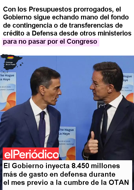EEspanolisto's tweet photo. El Gobierno multiplica el gasto en defensa en el mes de junio POR LA PUERTA TRASERA.
NO A LA GUERRA DICE 📷📷 https://t.co/KkkqrWpbmd