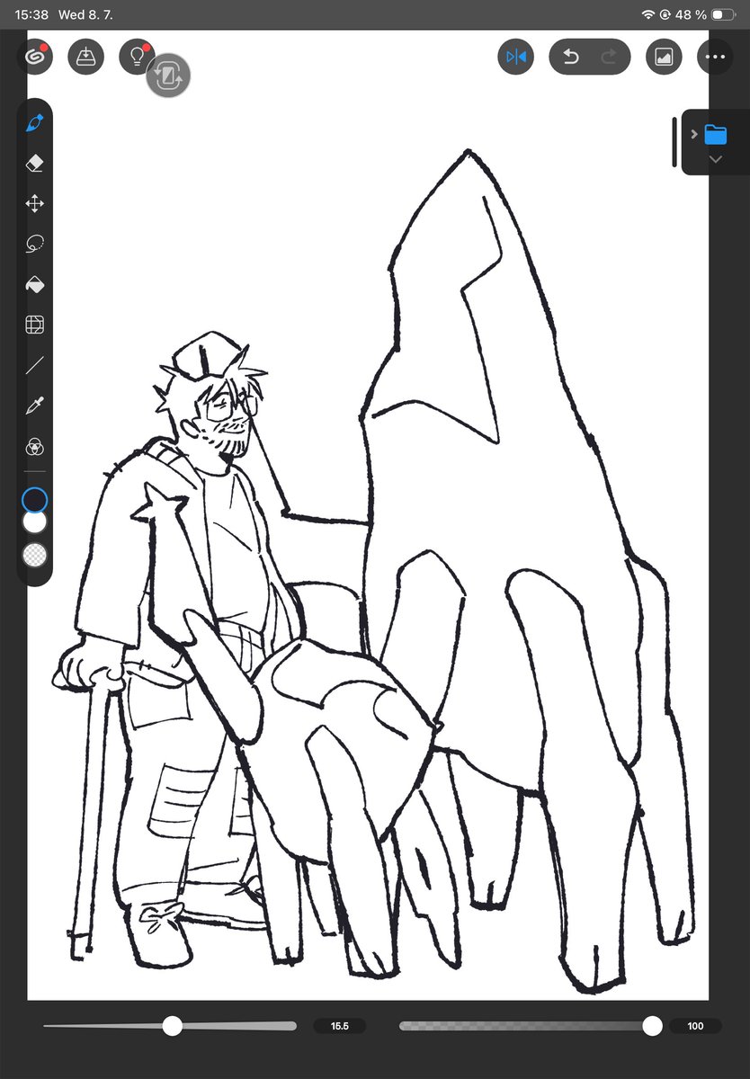 Stiff_Stiffyck's tweet photo. too short to pet the alien https://t.co/AHrJg5Hs8t