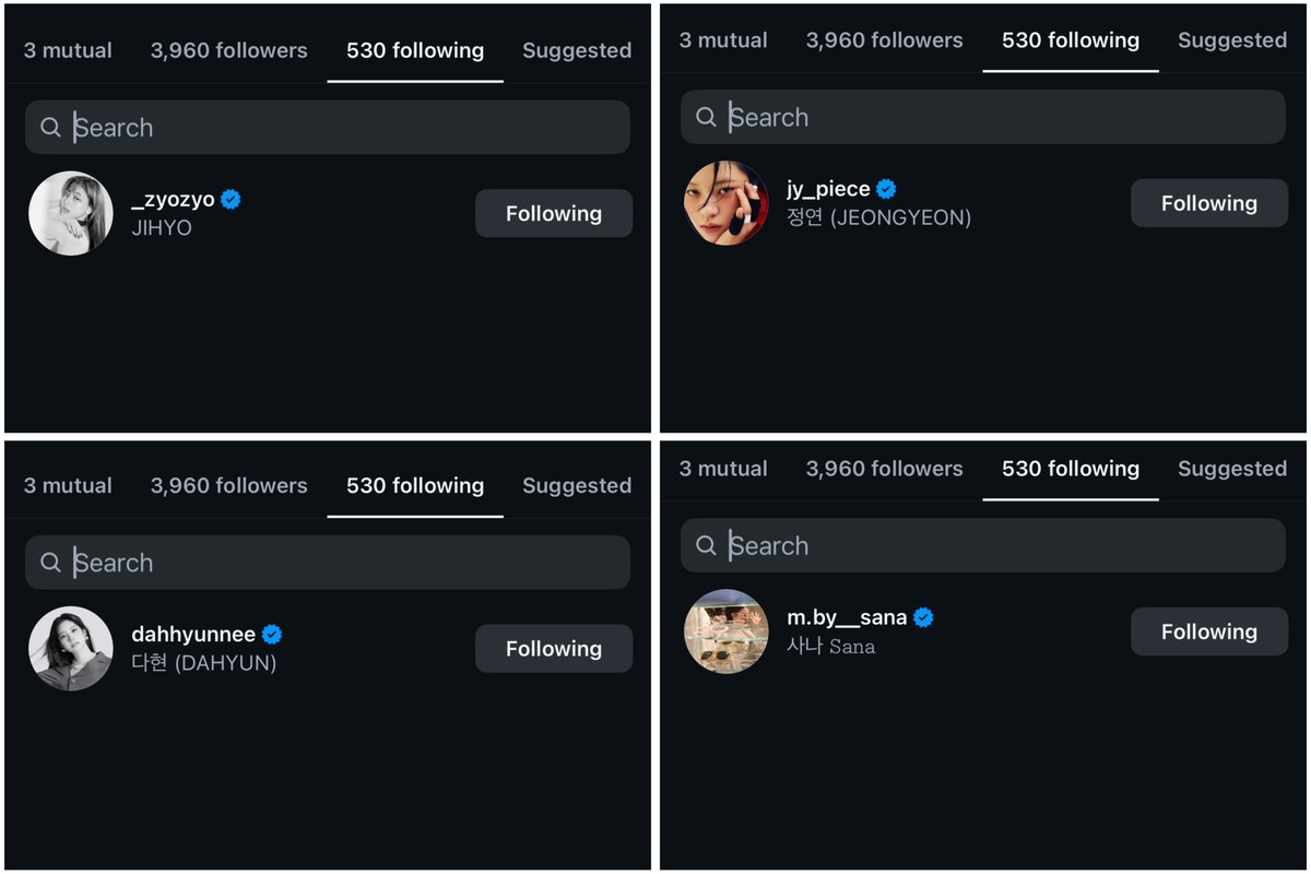 JihyoUnion's tweet photo. NPIO CEO Pyo Jong-rok follows only Jeongyeon, Dahyun, Sana and Jihyo on Instagram 
NPIO is a company specializing in actor management as well as drama and film production. It jointly runs JYP’s actor management together with JYP Entertainment

Is this a hint for actress Jihyo?👀 https://t.co/WoC6MfEyRj