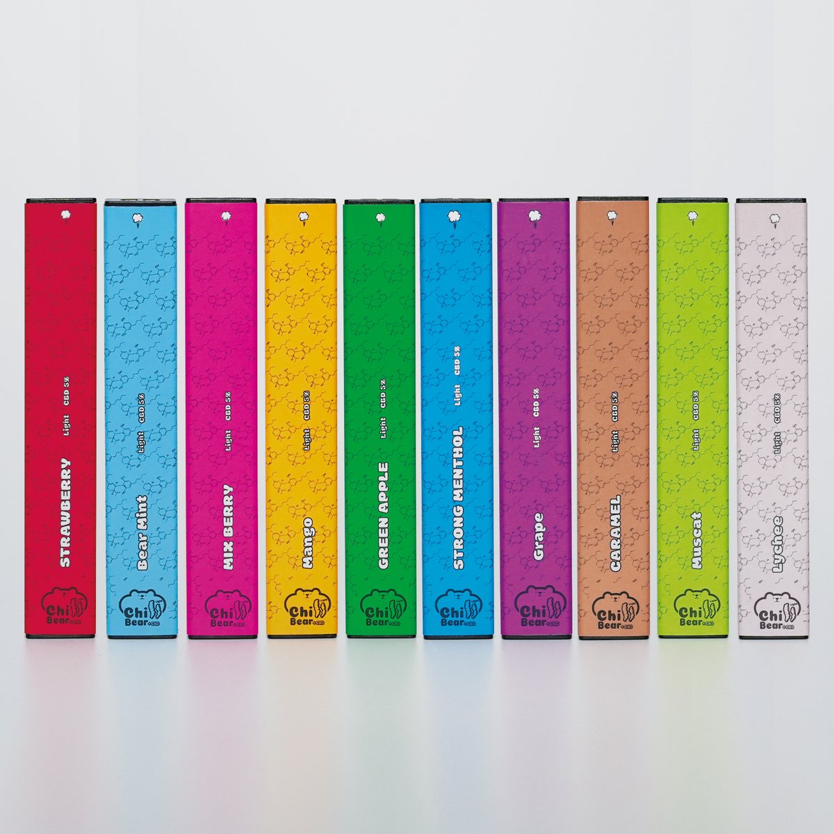 curebear_cbd's tweet photo. CHILLBEAR | チルベア
「ポケットに入る、持ち歩ける深呼吸。」

本製品は10種類のフレイバーを
CBD5％・25％でそれぞれご用意しています！

💚 MUSCAT | マスカット
🍏 GREEN APPLE | グリーンアップル
🍓 STRAWBERRY | ストロベリー
🫐 MIX BERRY | ミックスベリー
🍇 GRAPE | グレープ
🩷 LYCHEE | ライチ
🥭 MANGO | マンゴー
🤎 CARAMEL | キャラメル
🌿 BEAR MINT | ベアミント
❄️ STRONG MENTHOL | ストロングメンソール

詳しくは下記リンクよりご確認ください。
https://t.co/9vD4a0O1CE

￣￣￣￣￣￣￣
#CBD
#CureBearJapan
#キュアベア #チルベア #ベアボム #ベアバーム
#CBDベイプ #CBDバスボム #CBDバーム
#ムラサキスポーツ
#ヴィレッジヴァンガード
#ドンキホーテ

#リラックスタイム #ストレスケア
#セルフケア #ととのう