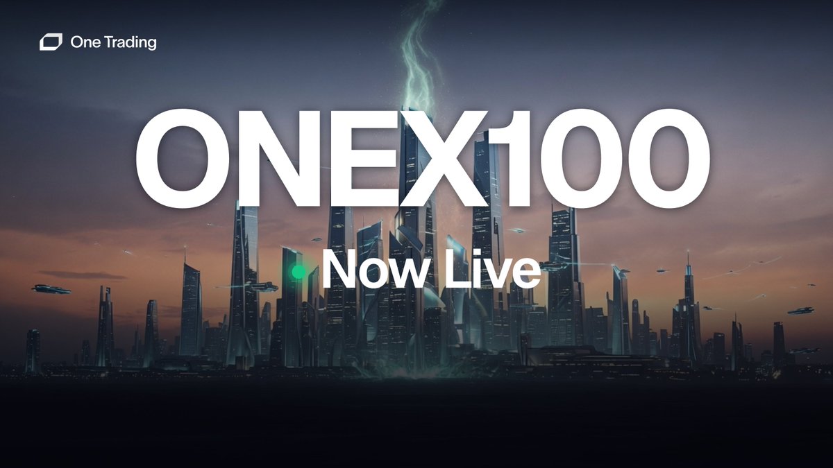 OneTradingEU's tweet photo. ONEX100 is now live on One Trading 🚀

Get exposure to leading US large-cap tech and growth companies.

➡️ Go Long or Short with up to 10x leverage
➡️ Trade 24/7 on a regulated EU exchange
➡️ More US equities and equity index futures coming soon

Leveraged trading involves risk and is not suitable for all investors. You could lose all capital invested. Please read the Key Information Document before trading.