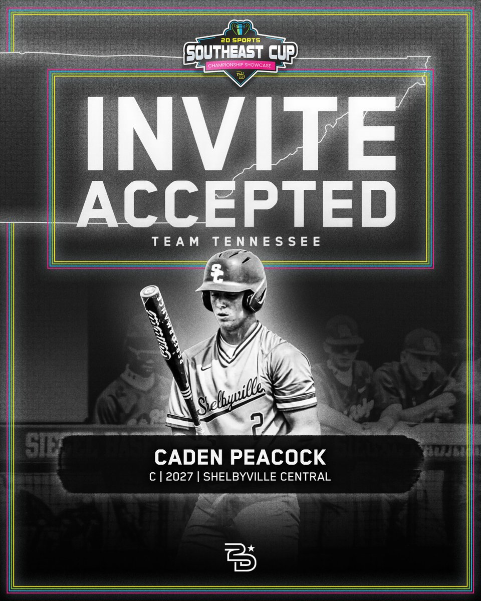 2Dsportsbsb's tweet photo. INVITE ACCEPTED 🔥  

SOUTHEAST CUP BOUND for Team Tennessee!   
July 30th - August 2nd in Lafayette, LA.     

REQUEST INVITE 📷     

2027-2028 Grads https://t.co/PpLf4eTkS8  
2029-2030 Grads https://t.co/rKktLEV5UZ 

#SoutheastCup #RoadToTheCup #HSBaseball https://t.co/UEQotELu5r