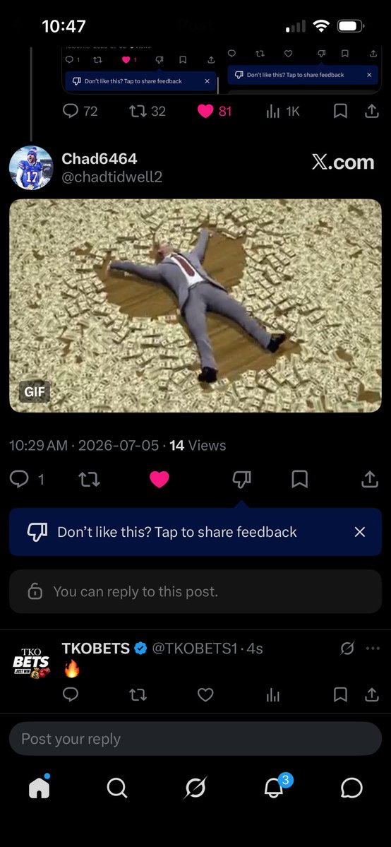 TKOBETS1's tweet photo. ANNIHILATION 
T K O B E T S 🥊 GREATEST ALIVE 
IMAGINE PAYING ME FOR THIS 

2026 UNDEFEATED💲JAN 1 - JUL 7 

TUESDAY SWEEPS 🧹 
MLB(4W-0)   TEN(1W-0)
🧹 🧹 🧹 🧹 🧹
⭐️VIP YESTERDAY 
✅DET 
✅PIT 5 innings 
✅PIT 
✅Tie 
✅Djokovic
✅MIL 
✅Argentina
✅Messi 
❌Colombia

MLB⭐️VIP 
15
FULL WEEK IN THE BOOKS 

WEEK 1 
✅GREEN 
WEEK 2 
✅GREEN 
WEEK 3 
✅GREEN 
WEEK 4 
✅GREEN 
WEEK 5
✅GREEN 
WEEK 6 
❌RED 
WEEK 7
✅GREEN 
WEEK 8 
✅GREEN 
WEEK 9 
✅GREEN 
WEEK 10
✅GREEN 
WEEK 11 
✅GREEN 
WEEK 12 
✅GREEN 🧹
WEEK 13
✅GREEN 
WEEK 14 
✅GREEN 
WEEK 15 
✅GREEN 🧹

BEST IN THE 🌎
T K O B E T S 🥊