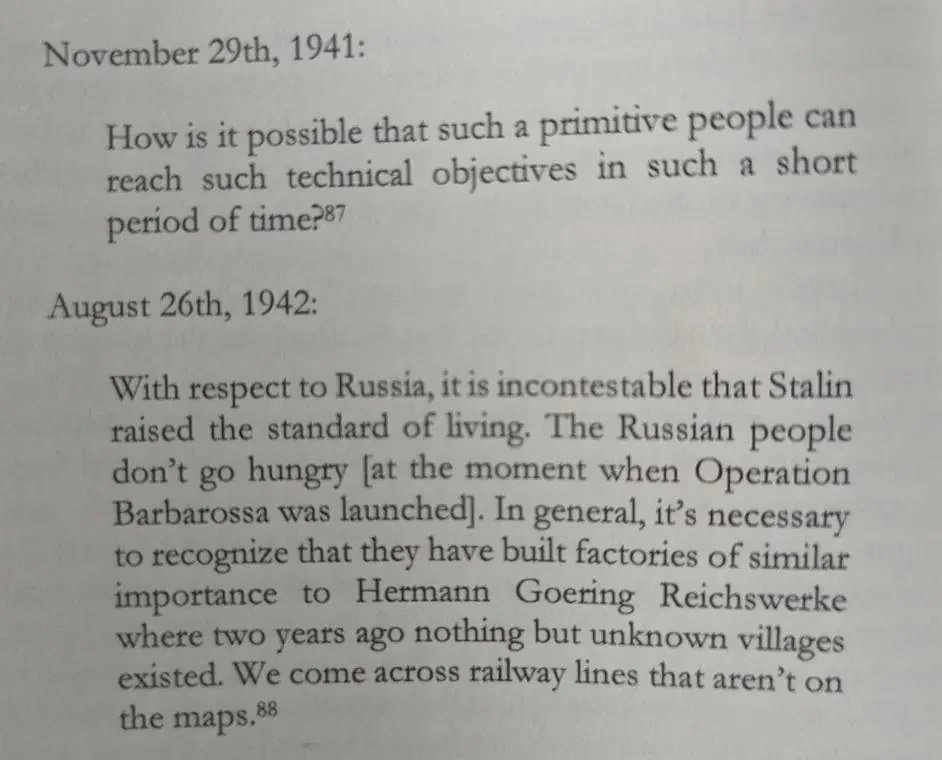 ShoahUkraine's tweet photo. Hitler's notes . He is so shocked by the level of Industrialization Stalin has achieved in the Soviet Union.  They did not take that into account before Operation Barbarossa ! 😃 https://t.co/K6PvIHjJyp