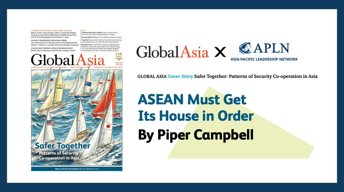 Asia-Pacific Leadership Network (@APLNofficial) / Posts / X