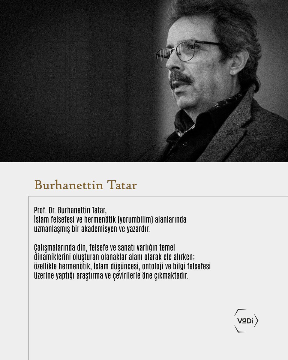 VadiYayinevi's tweet photo. Prof. Dr. Burhanettin Tatar'ın biyografisi ve başlıca eserleri ✨ https://t.co/rdDfLTHxVa