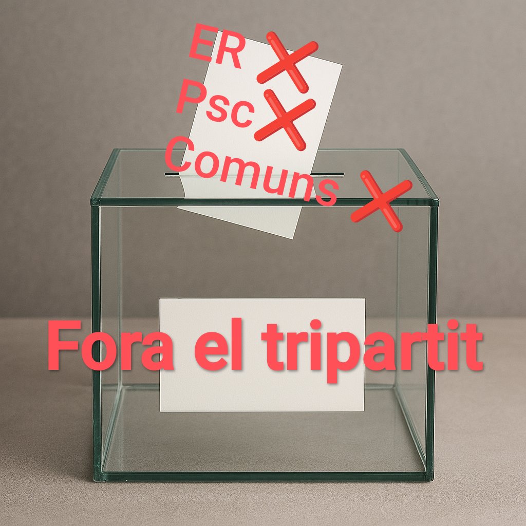 aquipuedo's tweet photo. Suposo que ja us ha quedat prou clar que votar @Esquerra_ERC i @SomComuns és votar els socialistes 🇪🇦, oi? https://t.co/p42pFHpkUD