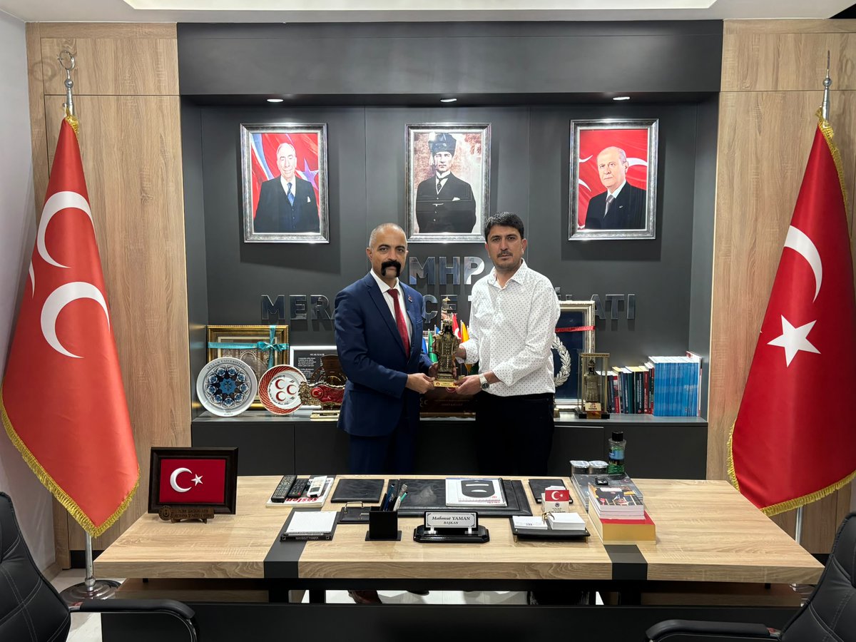 meram_mhp's tweet photo. TÜRKAV Konya Şube Başkanı Sn Erhan Dönmez ve Yönetim Kurulu Üyeleri; 15. Olağan Genel Kongremizin ardından İlçe Başkanımız Sn Mahmut Yaman'a hayırlı olsun ziyaretinde bulundu. Sn Başkanımıza ve yönetimine nazik ziyaretleri için teşekkür eder, başarılarının devamını dileriz. https://t.co/q7lFGehOxz