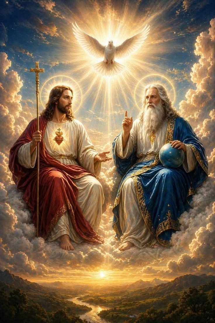 Mothermary0012's tweet photo. The most Holy Trinity.. https://t.co/EfDipzpFhu