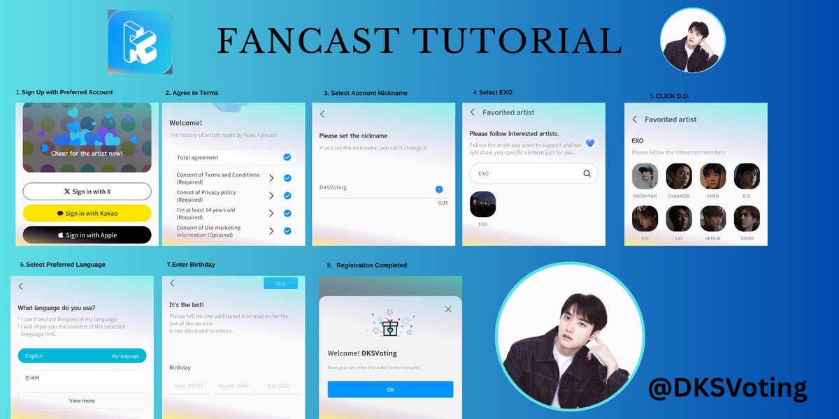 DKSVoting's tweet photo. 📲 FANCAST TUTORIAL 

DOWNLOAD ⬇️
ios : https://t.co/7ZsDfwohmA
android : https://t.co/cBSRK2W9XR

#도경수 #DOHKYUNGSOO  @DOHKYUNGSOO_X https://t.co/XaAQSBqM5K
