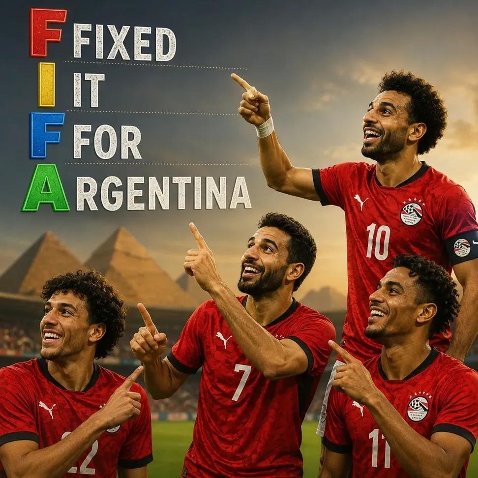Cool_Ustaz's tweet photo. Egypt fans made a new full form for FIFA. https://t.co/DYzq0lrkm6
