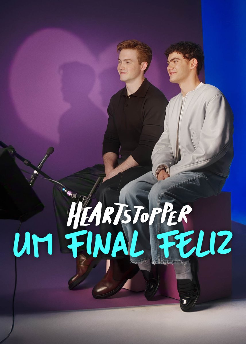 NetflixBrasil's tweet photo. Oi. Trago novidades pra vocês. 🍂

Heartstopper: Um Final Feliz, um especial sobre os bastidores da série, estreia no dia 24 de julho. 🌈 https://t.co/BFc5bGo0Bg