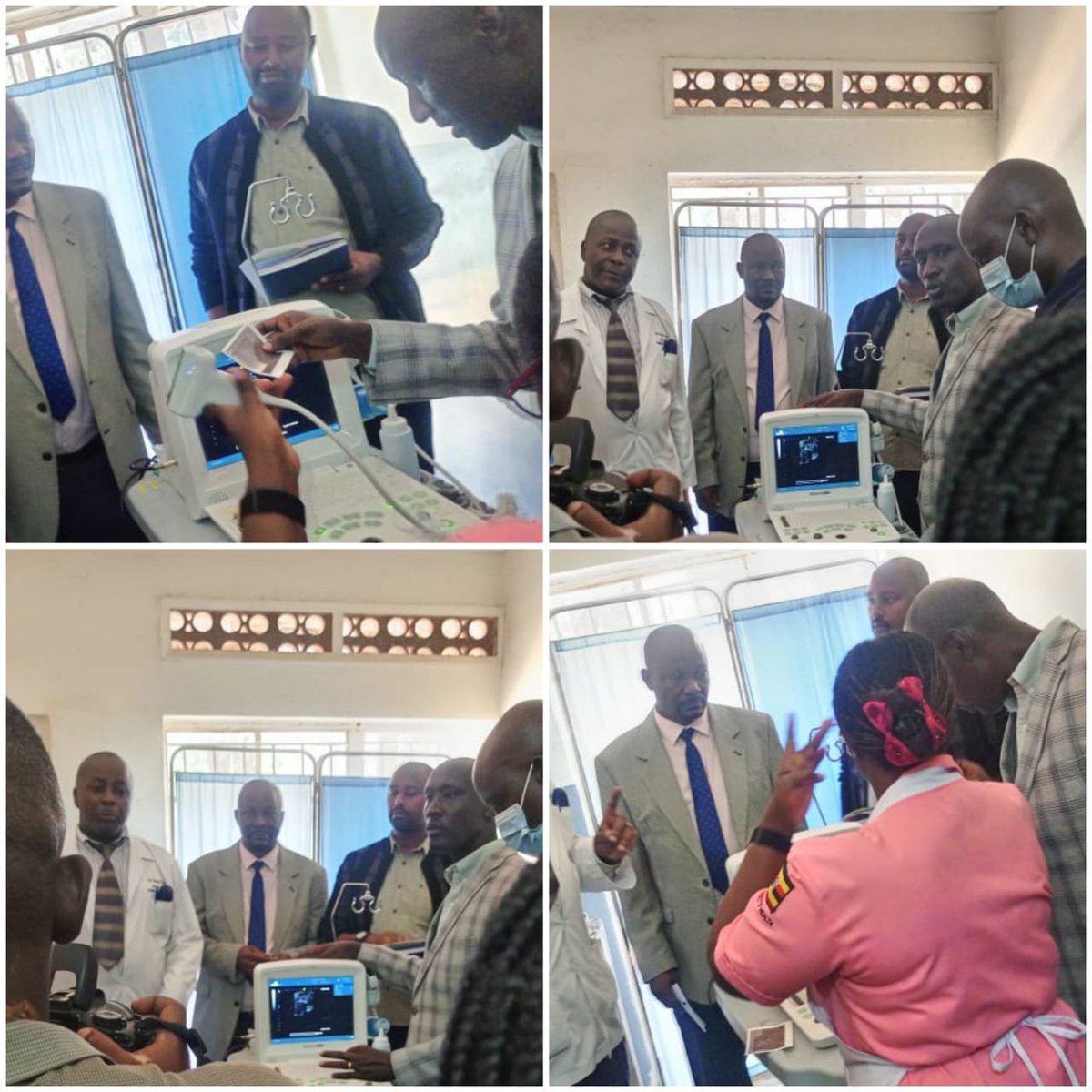 kiruhuralg's tweet photo. Today, Kiruhura District officially launched a new Ultrasound scan at Kiruhura HC IV. This machine will help out in preganat women like confirming pregnancy, rulling out congenital malformations in pregnancy among others. Let's embrace this facility @MinofHealthUG @Rmukago https://t.co/muPJNvzFEO