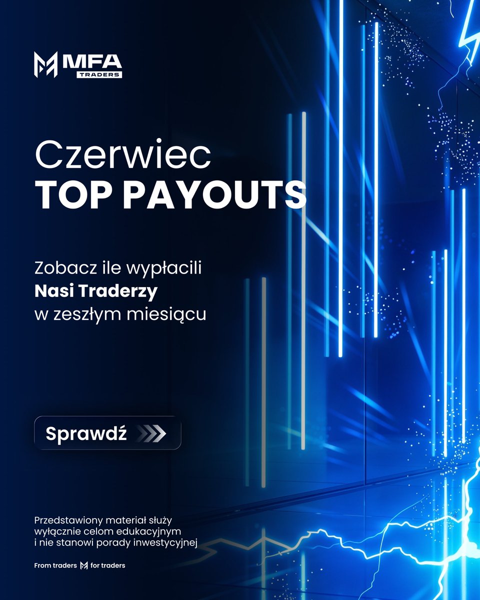 MFATradersPL's tweet photo. Another demanding month in the financial markets is behind us. 

Today, we are sharing some of the selected payouts achieved by our MFA traders for June.

Thank you for a great month in the markets. We wish you continued success and steady profits in July! 🚀

#proptrading #MFA https://t.co/Ih1WZHfXZ0