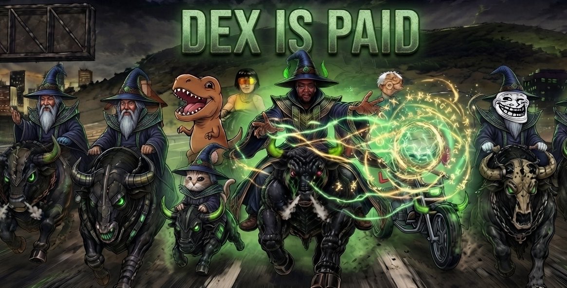 blackwizem's tweet photo. Abracadabra dex paid! 🧙‍♂️🪄 https://t.co/Eoo4P1baA4