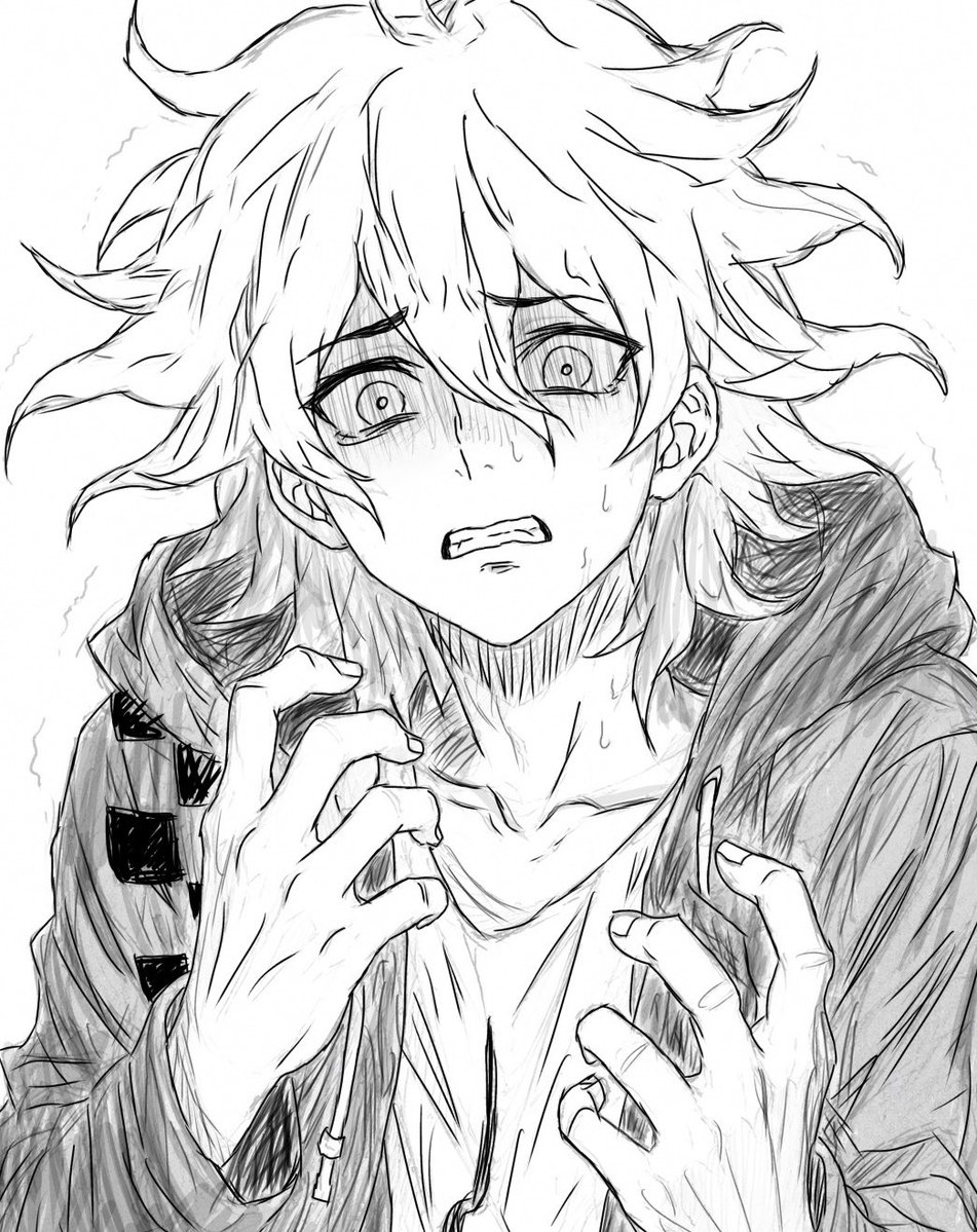 vellkamo's tweet photo. 焦り狛枝 https://t.co/MYyxaJQjVb