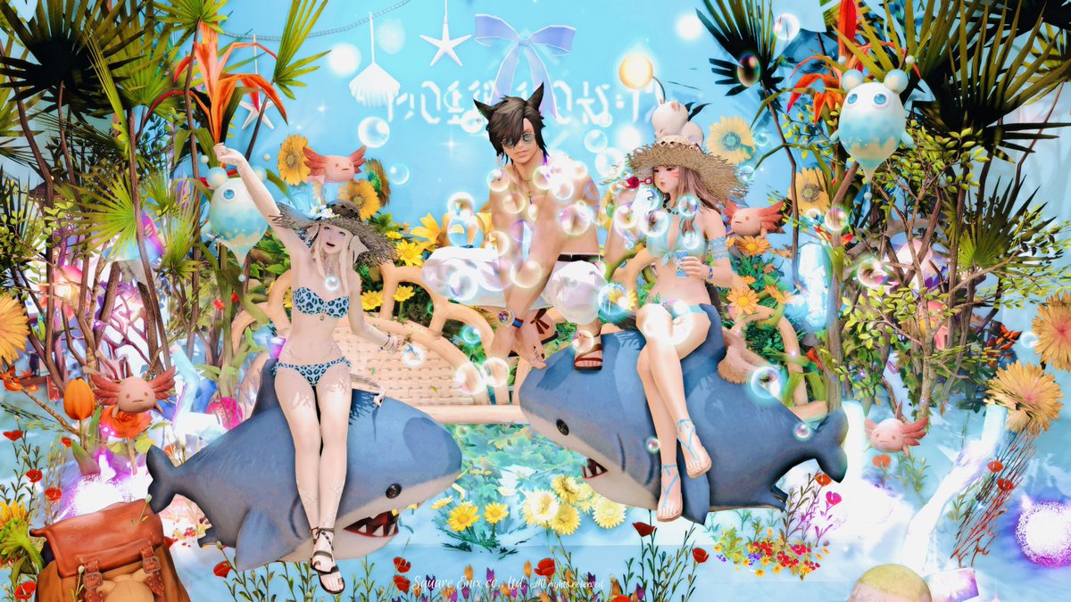 ♥みみりん様♥ どーしても🦈に乗りたかった🦈 可愛いすぎたー