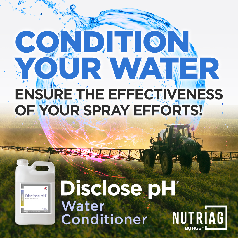 NutriAg's tweet photo. July is a key conditioning period for crops, where steady nutrient supply supports strong development + plant function through active growth. Small in-season nutrition adjustments help keep crops on track. Disclose pH® helps maintain spray solution pH.

Speak with a NutriAg rep https://t.co/6ypMg2g6kV