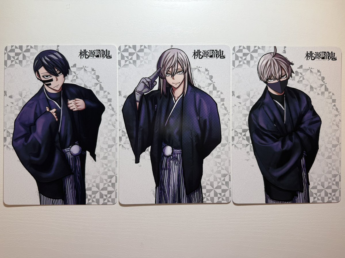 omusubi_000000's tweet photo. 【交換】桃源暗鬼　アニメイト特典　30巻発売記念フェア　B6サイズリバーシブルビジュアルボード

【譲】画像1　花魁坂、一ノ瀬、桃華、桃宮

【求】画像2　無陀野＞桃寺（家族分）＞皇后崎（家族分）

無陀野優先で探しております
札幌手渡し
検索からでもお気軽にお声がけください😌 https://t.co/i9OC86DTsE
