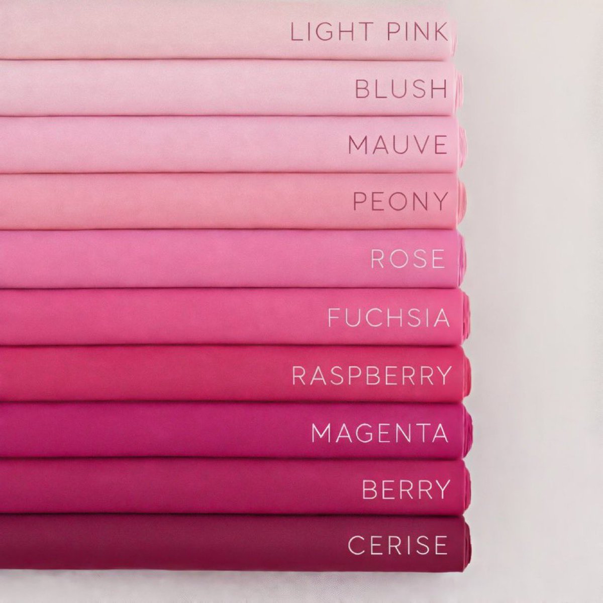 fairyprxncess's tweet photo. what’s your favorite shade of pink ? https://t.co/uoHNFg0kzO