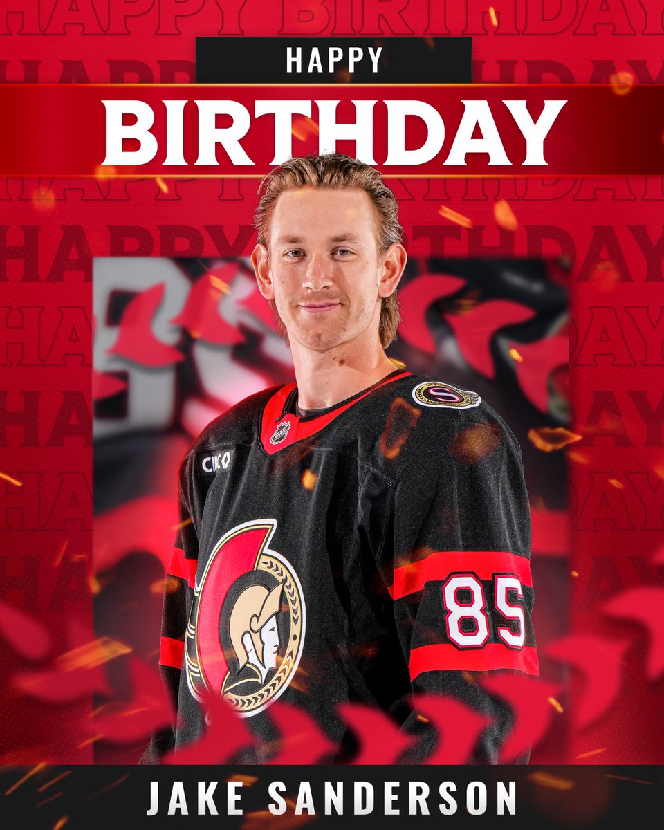 Senators's tweet photo. Repost to wish Jake the Snake a happy 24th birthday 🥳 https://t.co/lu446jQIeV