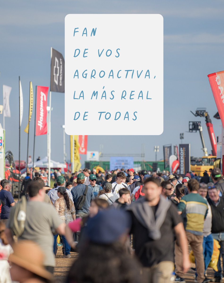 AgroActiva's tweet photo. FAN DE LO REAL. FAN DE LO LEAL❤️
No hay filtro que lo invente ni pantalla que lo reemplace.
282.000 personas de verdad caminando la misma tierra.
Hay cosas que no se fabrican: se viven.
Eso es Agroactiva. La más real de todas.
Una muestra de lo que somos. https://t.co/BpmZGD2Vu6