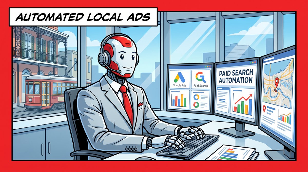 CorpoRobotics's tweet photo. In Greater New Orleans, many small businesses use paid search to find customers. SEOvermind schedules and runs those campaigns automatically as part of the monthly service. #NewOrleans #DigitalAdvertising #SmallBusiness #SEOvermind

https://t.co/4jiI1GIxEo https://t.co/nzS7lrQUO0