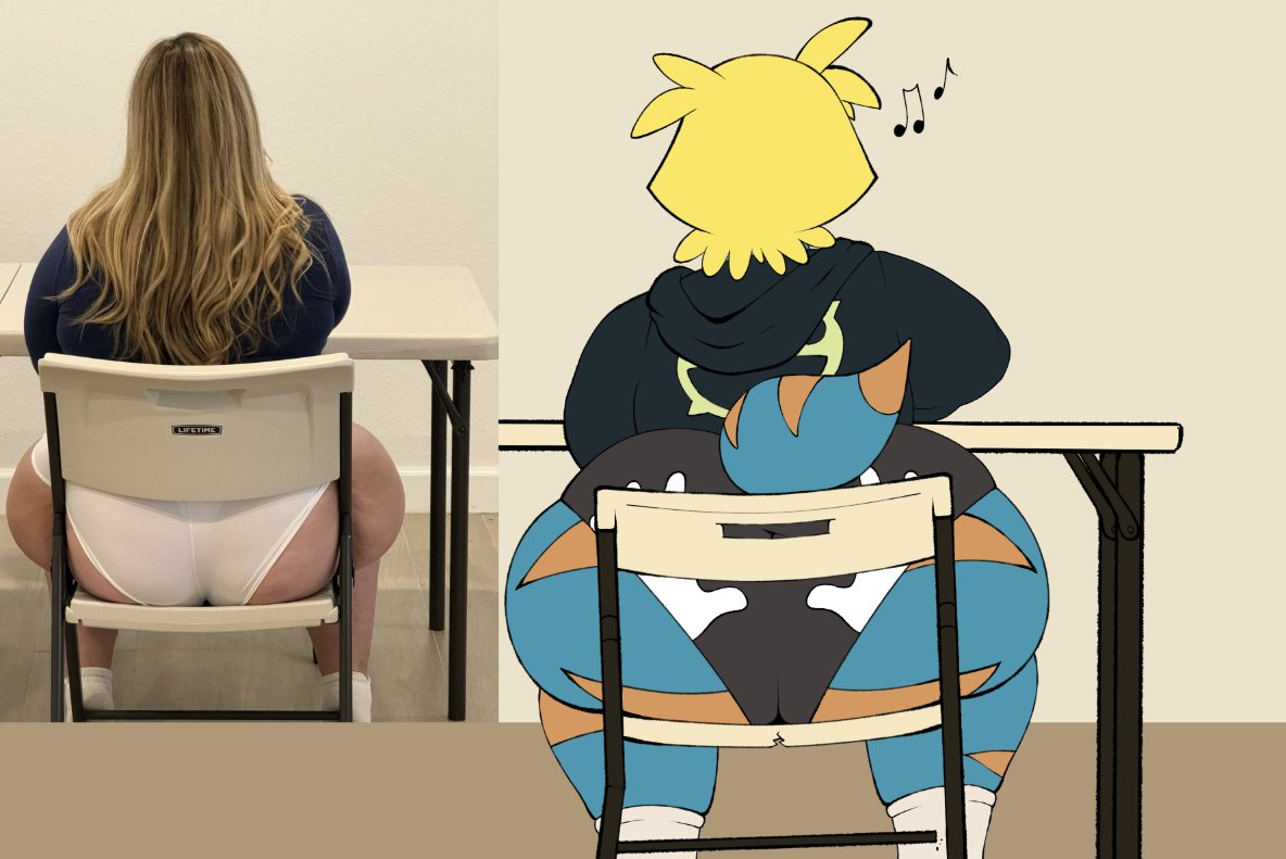 Yottabi3B's tweet photo. Big Bree Booty in your face. Man I wish I was that chair.

For @/PotooBrigham. May complete this fully. https://t.co/1JvNl0JXfe